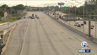 Deadly crash shuts down I-95 northbound in Boynton Beach