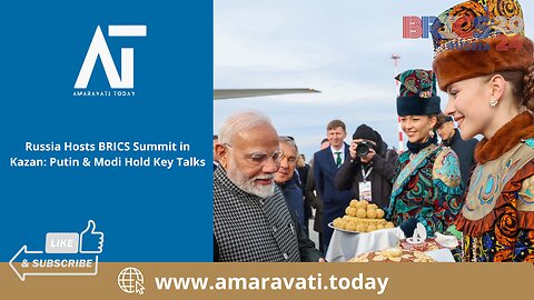 Russia Hosts BRICS Summit in Kazan Putin & Modi Hold Key Talks | Amaravati Today