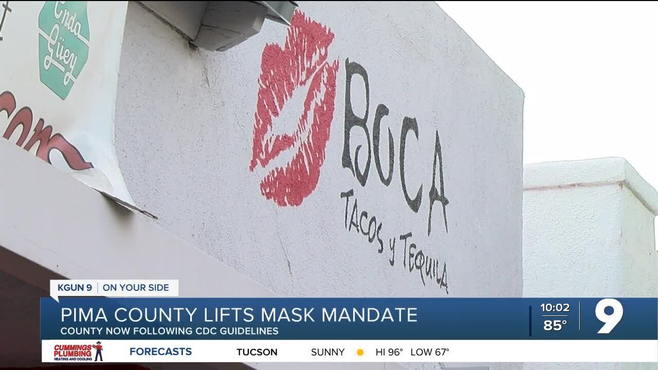 Mask mandates now left up to businesses in Pima County