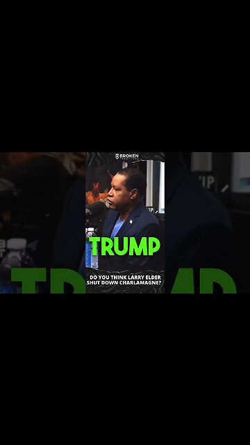 Did Larry Elder shut down Charlamagne? #shrots #larryelder #breakfastclub