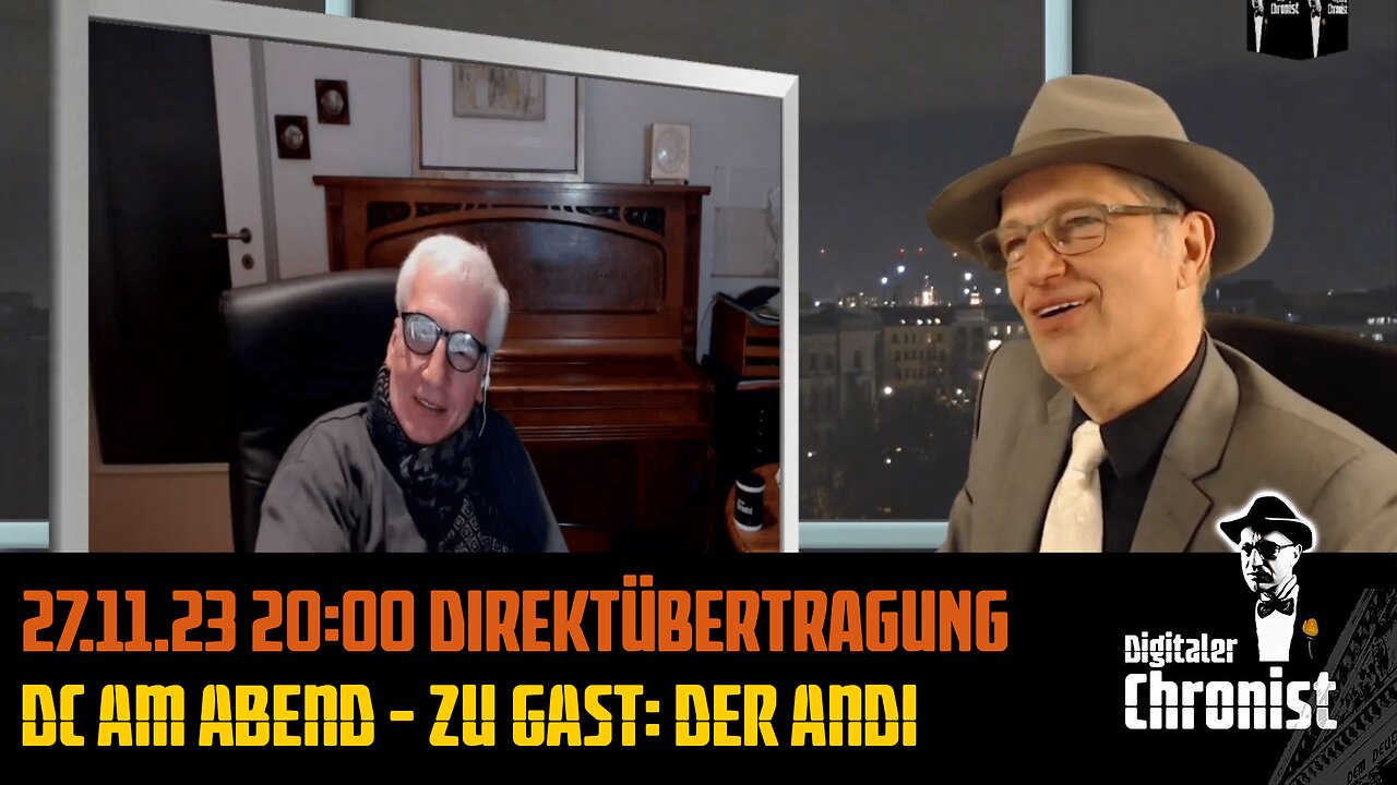 Auszeichnung vom 27.11.23 Direktübertragung! DC am Abend - Zu Gast: Der Andi