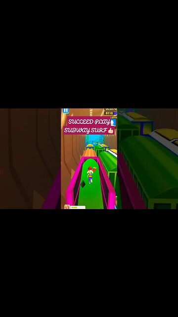 PLAY SUBWAY SURF FINALLY SUCCEED 👍🏻