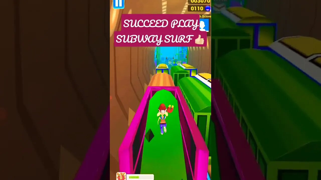 PLAY SUBWAY SURF FINALLY SUCCEED 👍🏻