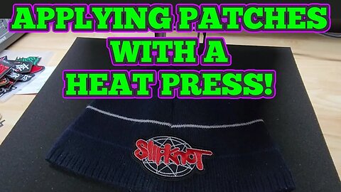 How To Heat Press A Patch On A Beanie!