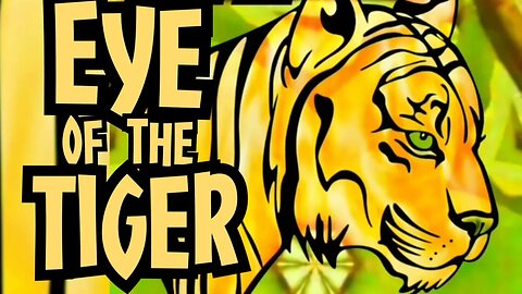 🎨🎶 Eye of the Tiger animation music art by @karthik_nft