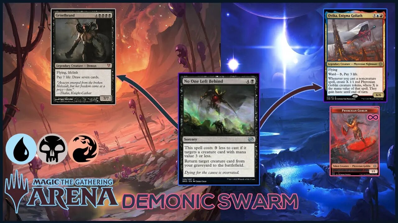 GRIXIS Demonic Swarm-Animator | MTG Arena (Historic Ranked)