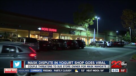 Mask dispute in yogurt shop goes viral