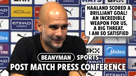 'Haaland an incredible WEAPON for us! A big THREAT! So satisfied' | Man City 4-0 Southampton | Pep