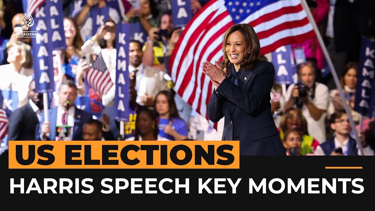 Key moments from Harris speech to DNC | Al Jazeera Newsfeed