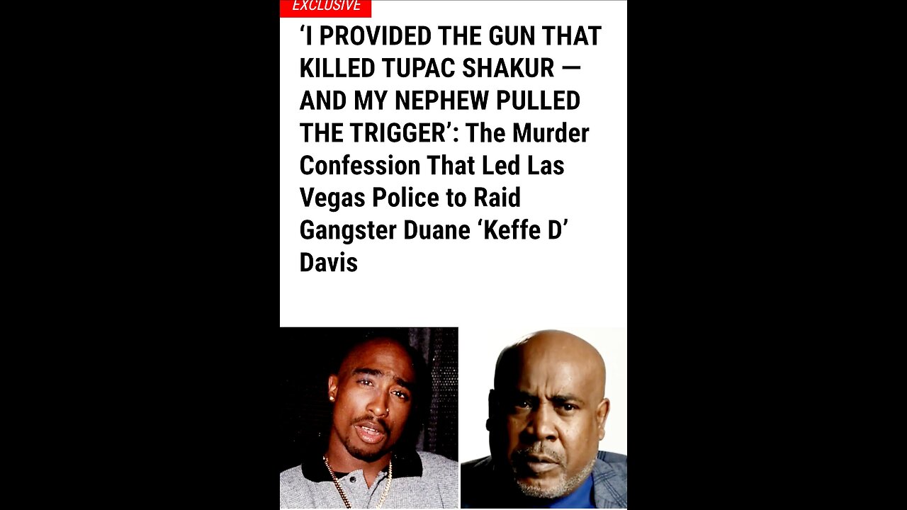 Did Keefe D Blame It On The Dead? Accessory & Intent? • Tupac Shakur Murder