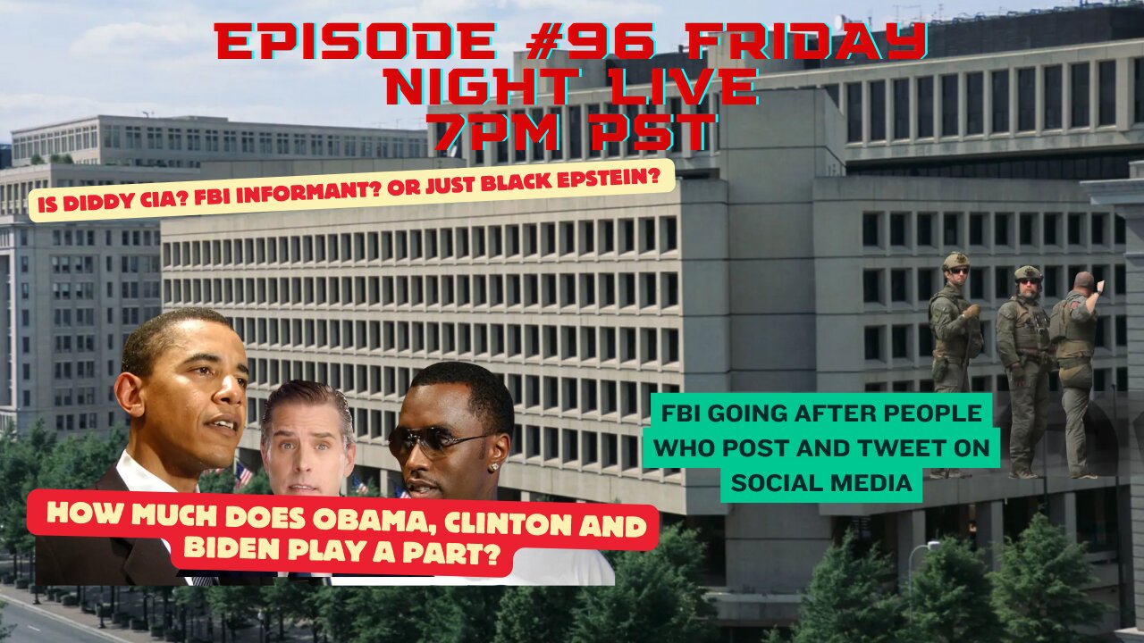 EP #96 Friday Night Live WHO is really INVOLVED in the S@x Trafficing