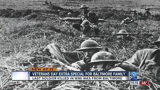 Baltimore man was the last soldier to be killed in World War I