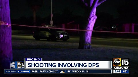 DPS fires shots at suspect in Phoenix