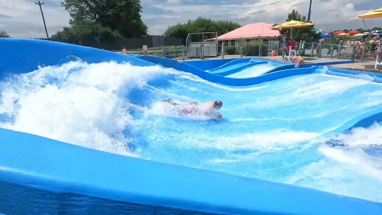 flowrider - Dave "Gilligan" - 7 at Soak City, Kings Island