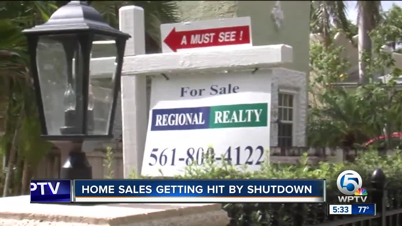 How does government shutdown affects South Florida housing market?