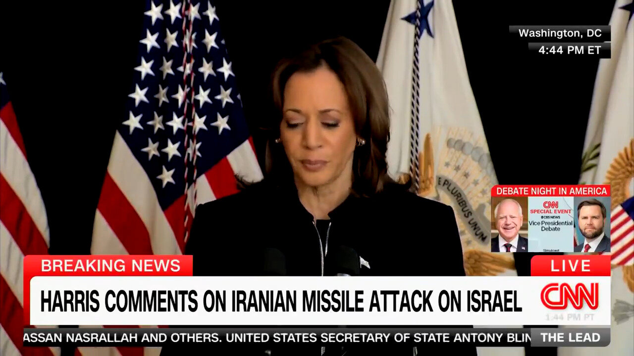 Kamala Completely Botched Her First Public Statement About Iran Attacking Israel