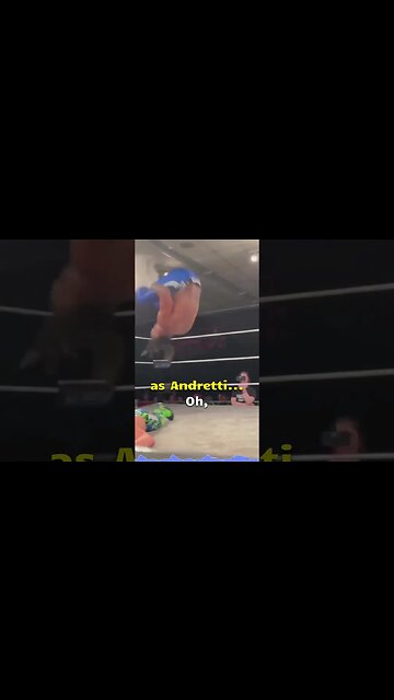 💫Alex Divine Shows Action Andretti That He Can Fly Also 🚀 #mcwprowrestling