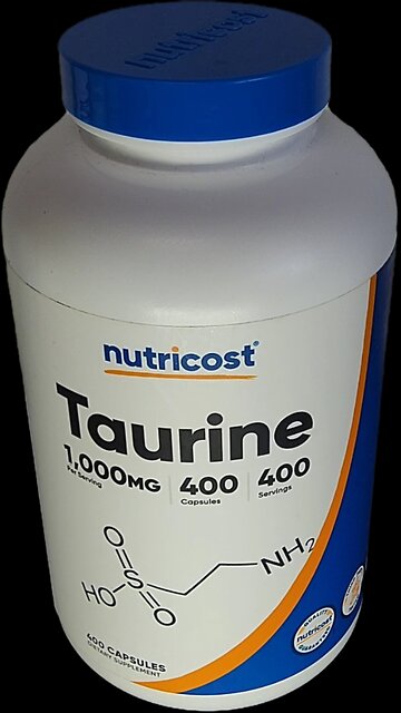 Nutricost Taurine 1000mg, 400 Capsules #taurine