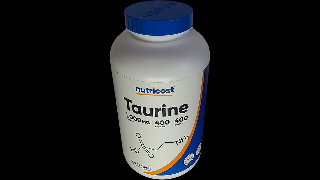 Nutricost Taurine 1000mg, 400 Capsules #taurine