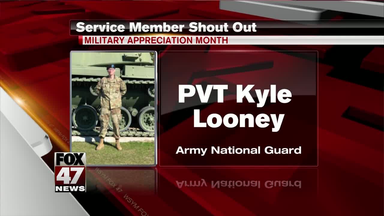 Yes Squad Service Member Shout Out: Private Kyle Looney