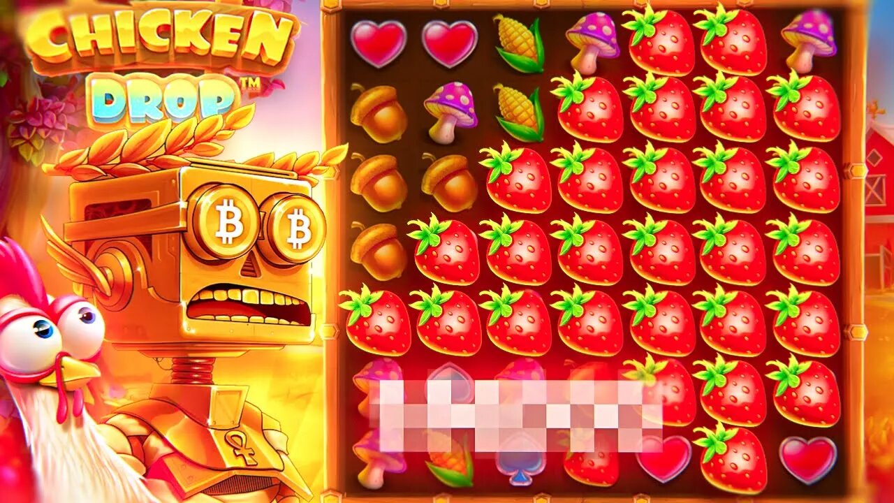 MY BIGGEST WIN ON CHICKEN DROP AND IT WAS AGAINST THE BOT!
