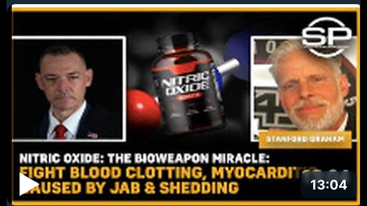 Nitric Oxide, the Bioweapon Miracle: Fight Blood Clotting, Myocarditis Caused by Jab & Shedding