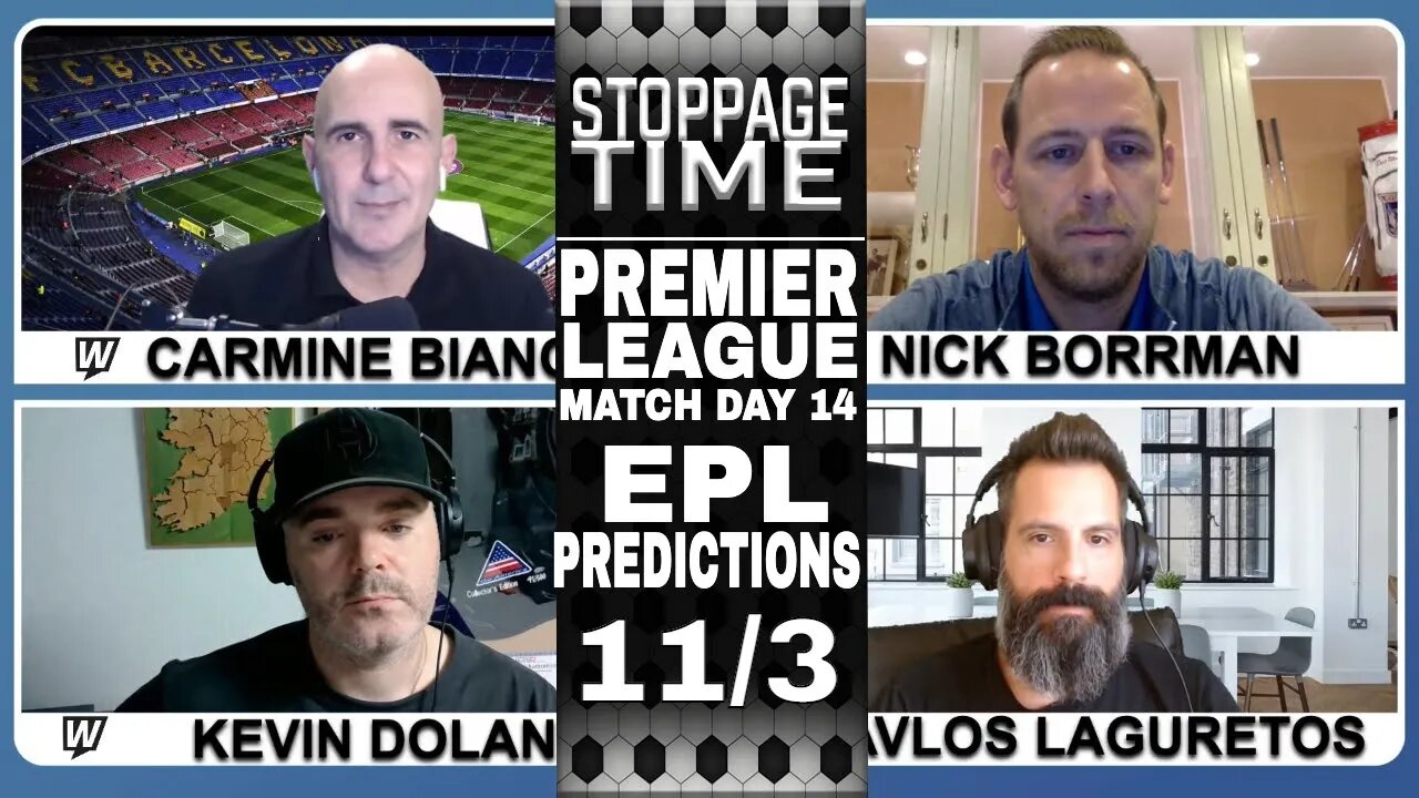 ⚽ Premier League Match Day 14 Betting Preview | EPL Picks and Predictions | Stoppage Time | Nov 5-6