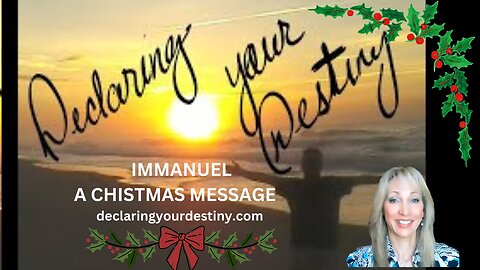 Immanuel A Christmas Message