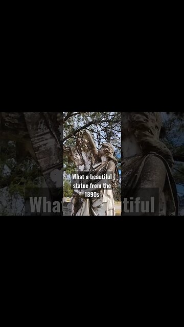 I wonder how long this took to carve? #sculpture #statue #headstone #carve #cemetery #beauty