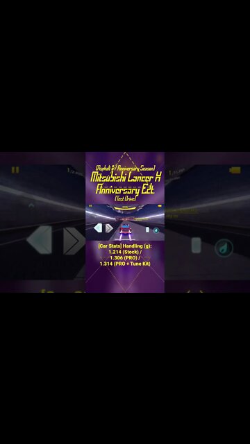 [Asphalt 8: Airborne (A8)] Mitsubishi Lancer Evo X Anni. Edition Test Drive | Anni. Season (#Shorts)