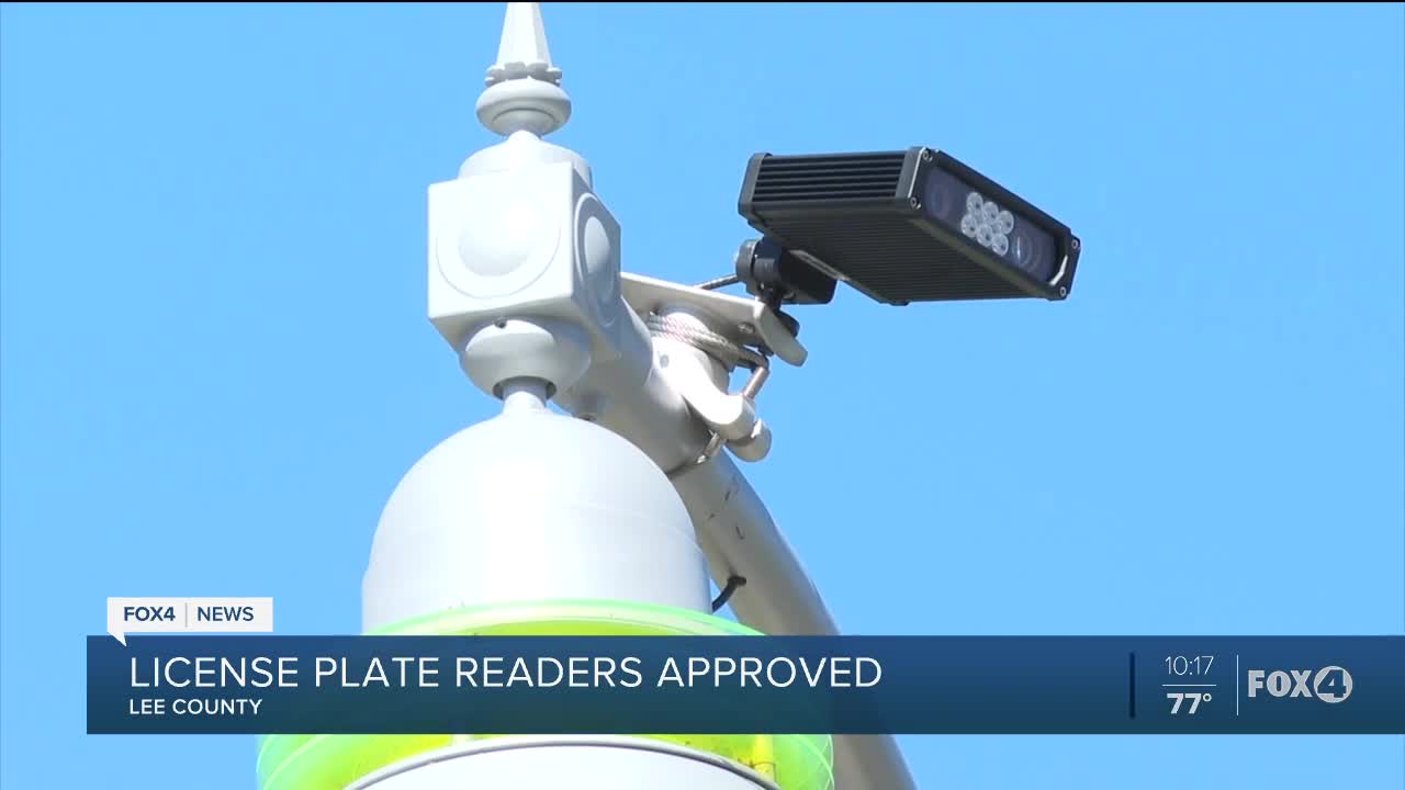 License plate readers approved Lee County