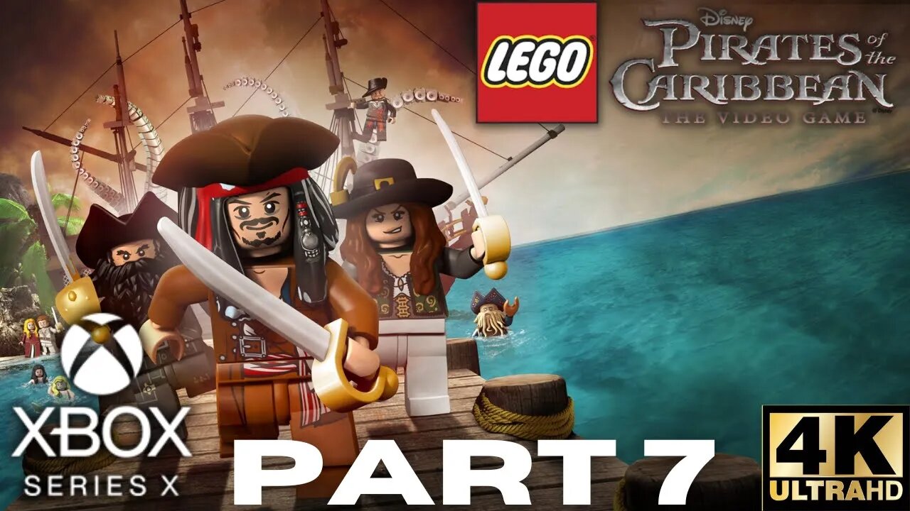 LEGO Pirates of the Caribbean The Video Game Walkthrough Part 7 | Xbox Series X|S, Xbox 360 | 4K