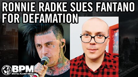 Ronnie Radke Sues The Internet's Busiest Music Geek