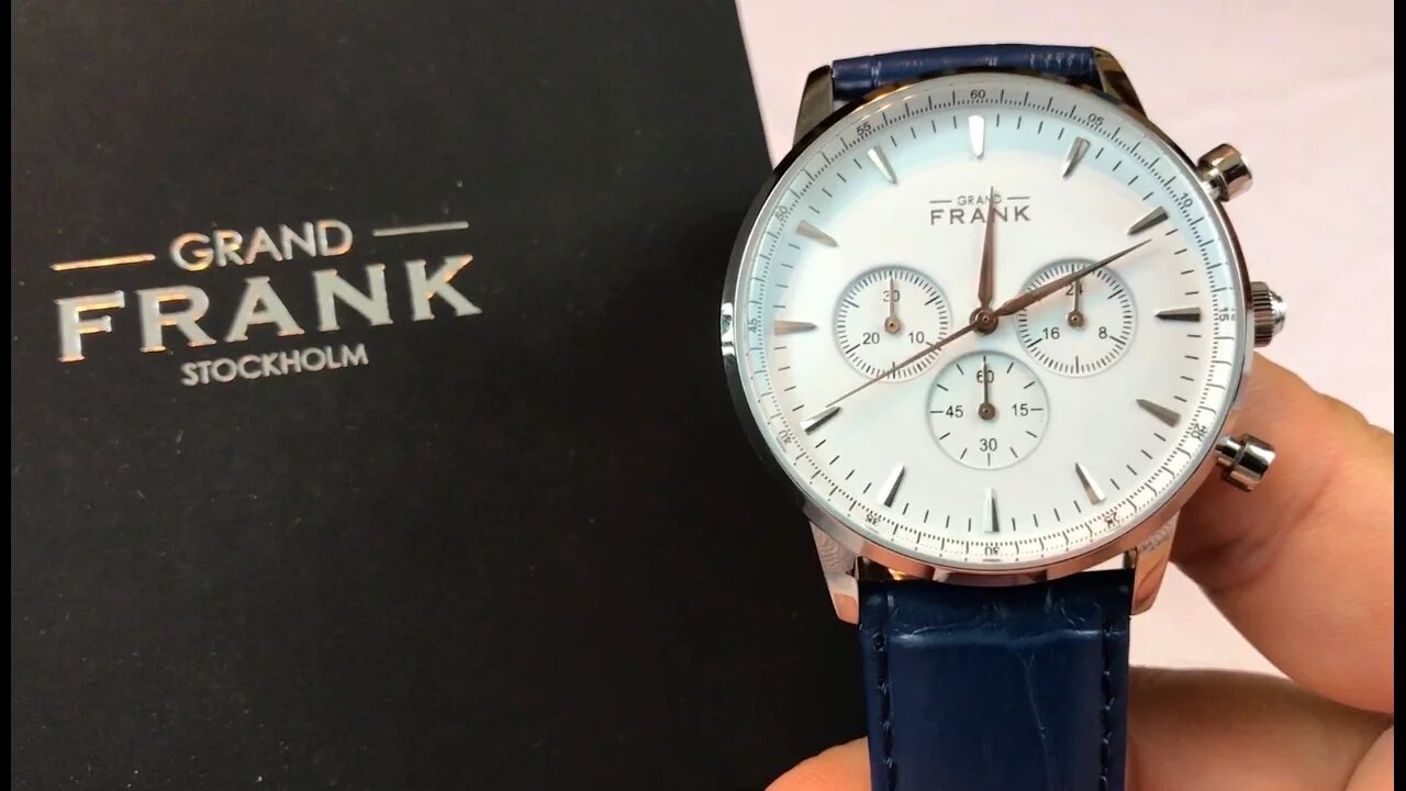 Montpellier Chronograph Watch by Grand Frank