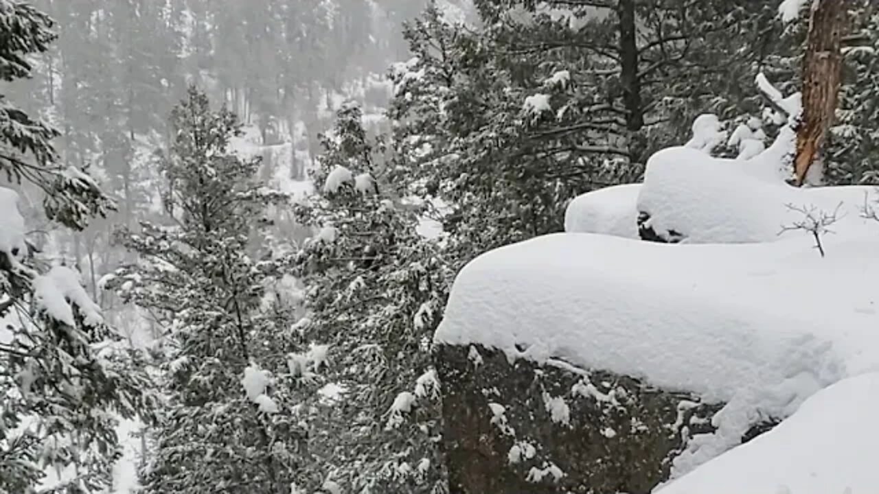 Enjoying That Global Warming, Snowing In Southern Colorado