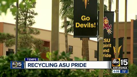 Tempe program recycling ASU banners and turning them into fashion