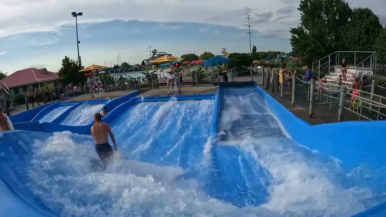 flowrider - Scott - 1 at Soak City, Kings Island