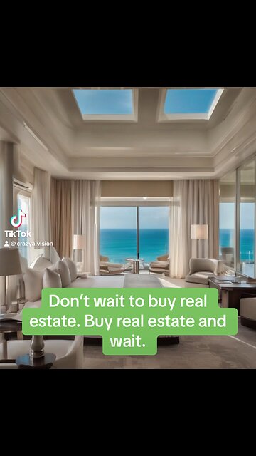 Don’t wait to buy real estate. Buy real estate and wait. #ryanserhant #warrenbuffett #airbnbfinds