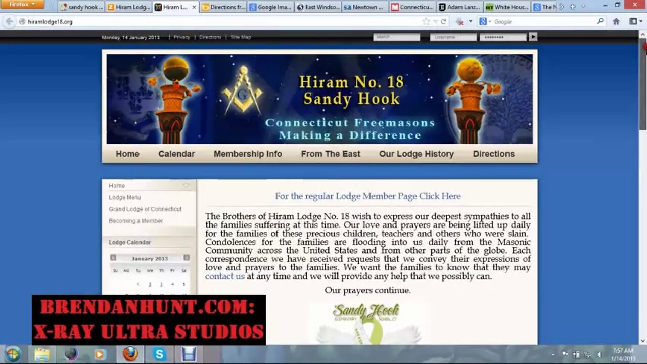 Masonic Lodge in back of Sandy Hook School! - xrayultra - 2013