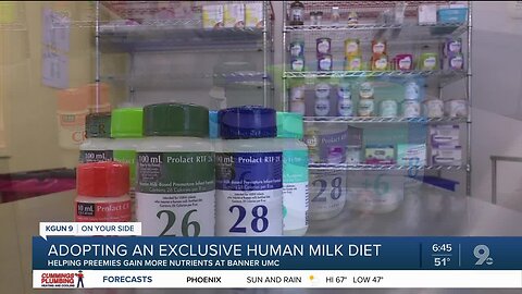 BUMC's exclusive human-milk diet