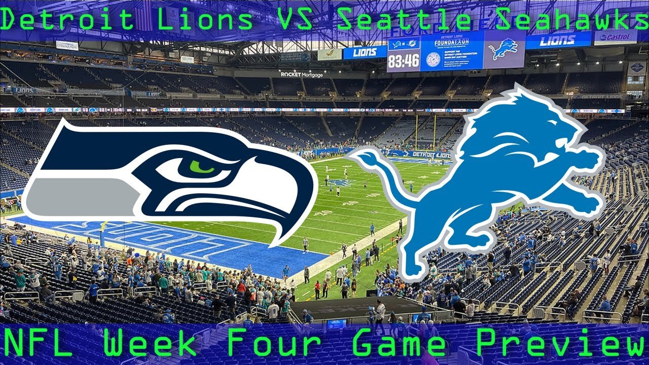 Got the game on between the Lions and Seahawks!!