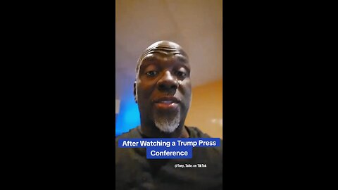 A non-Trump supporter shares his sharp reaction after attending Trump’s press conference in person