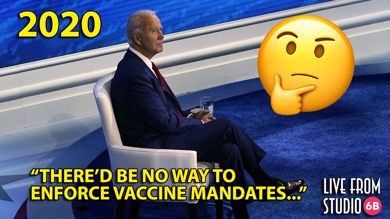 Flashback!! What Did Biden Say About Vax Mandates Before Becoming President??