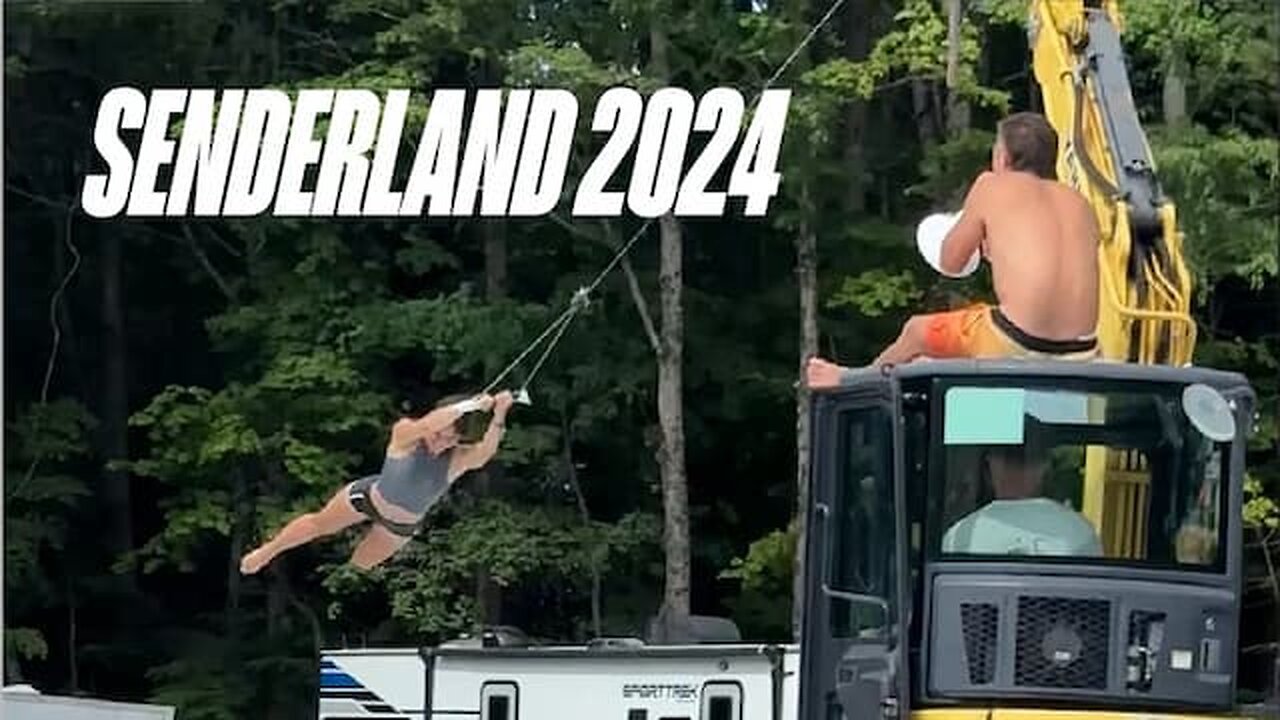 An Excavator Made Me FLY! – Exciting Adventures in Senderland 2024"