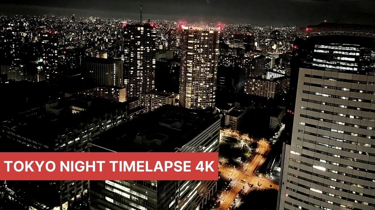 Silent Night Time-lapse 4k (Tokyo)