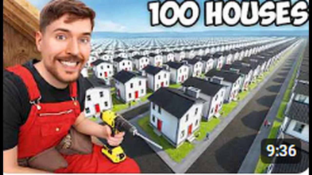 I Built 100 Houses And Gave Them Away!