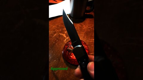 Buck 110 auto in G10, wow fire!