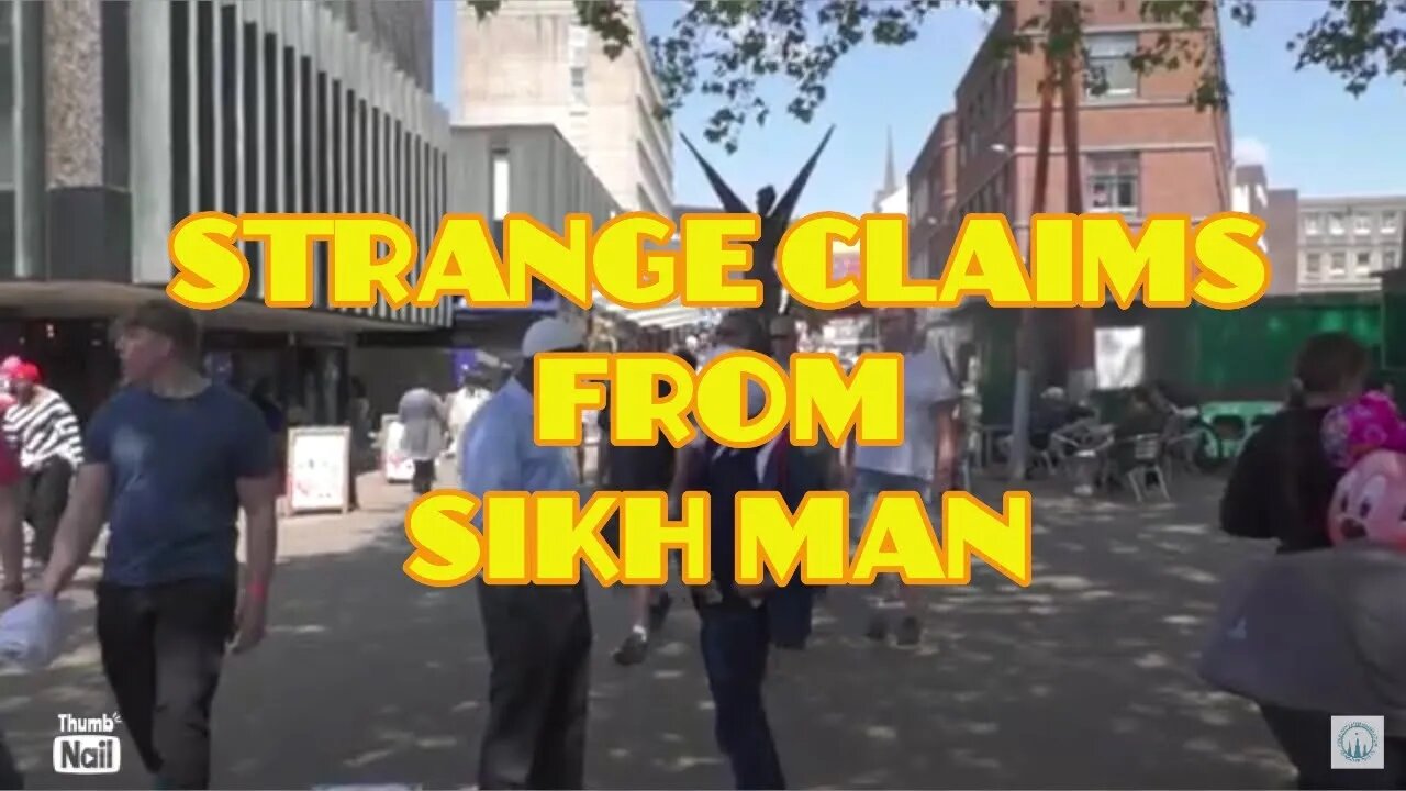 Abdullahi Talks With Sikh Visitor. Lady takes Quran.