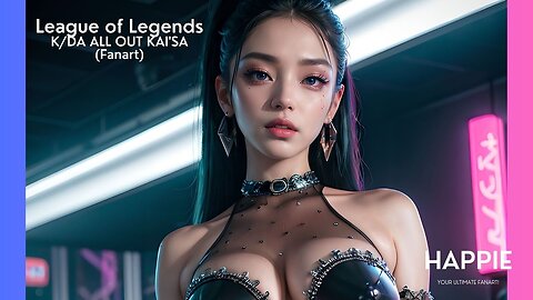 AI Cosplay KDA All OUT KAI'SA Fanart, League of Legends 英雄联盟 FAN ART, AI ART LOOKBOOK