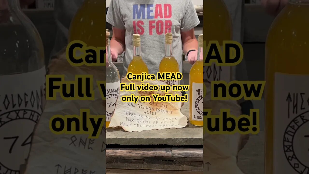 Canjica MEADFull video up now only on YouTube! #mead